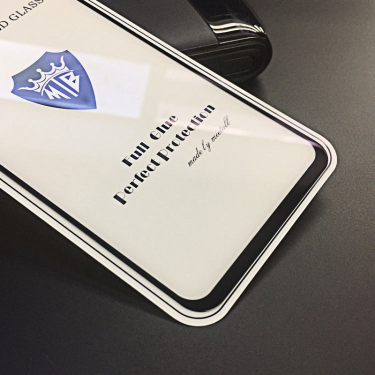 MIETUBL Full Screen Full Glue Anti-fingerprint Tempered Glass Film for OnePlus 6T (Black)