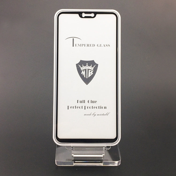 MIETUBL Full Screen Full Glue Anti-fingerprint Tempered Glass Film for OnePlus 6 (Black)