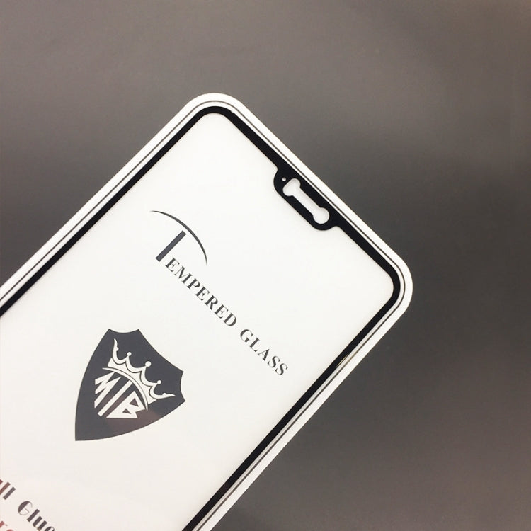 MIETUBL Full Screen Full Glue Anti-fingerprint Tempered Glass Film for OnePlus 6 (Black)