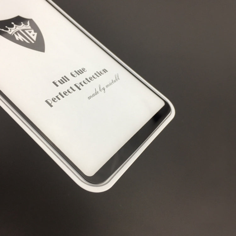 25 PCS MIETUBL Full Screen Full Glue Anti-fingerprint Tempered Glass Film for OnePlus 6 (Black)