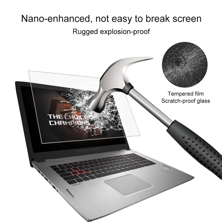 Laptop Screen HD Tempered Glass Protective Film for ASUS ROG GL702VS 17.3 inch
