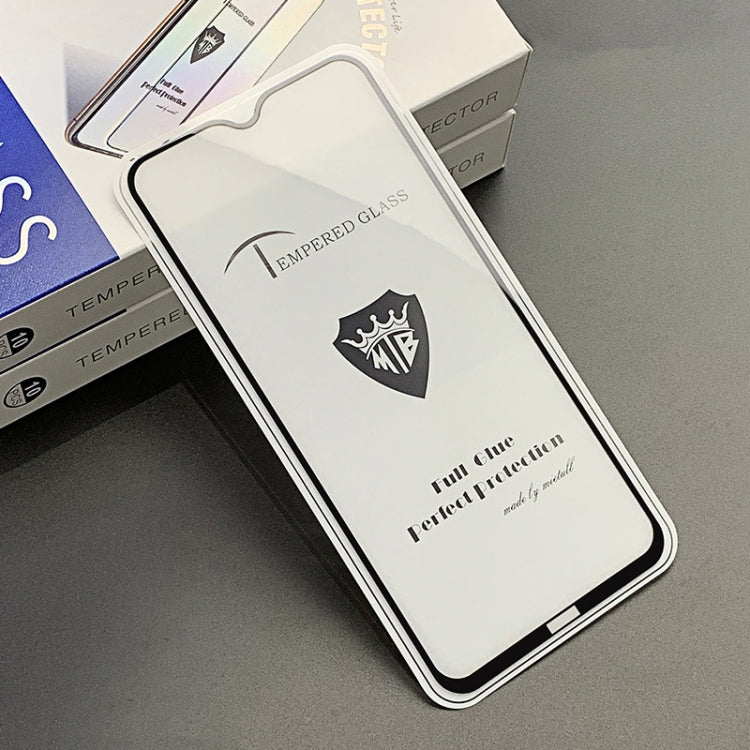 25 PCS MIETUBL For Xiaomi Redmi Note 8 Anti-glare Full Screen Tempered Glass Film