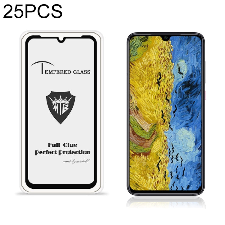 25 PCS MIETUBL For Xiaomi 9 Pro Anti-glare Full Screen Tempered Glass Film