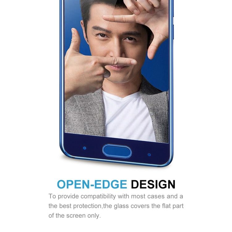 For Huawei Honor 9 0.26mm 9H Surface Hardness 2.5D Explosion-proof Silk-screen Tempered Glass Full Screen Film
