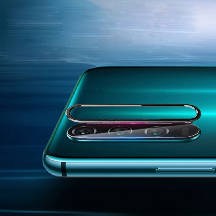 Scratchproof Mobile Phone Metal Rear Camera Lens Ring + Rear Camera Lens Protective Film Set for Huawei Honor 20 Pro