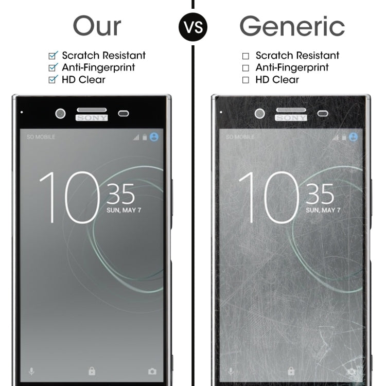 For Sony Xperia XZ Premium 0.3mm 9H Surface Hardness 3D Cold Carved Full Screen Tempered Glass Screen Protector