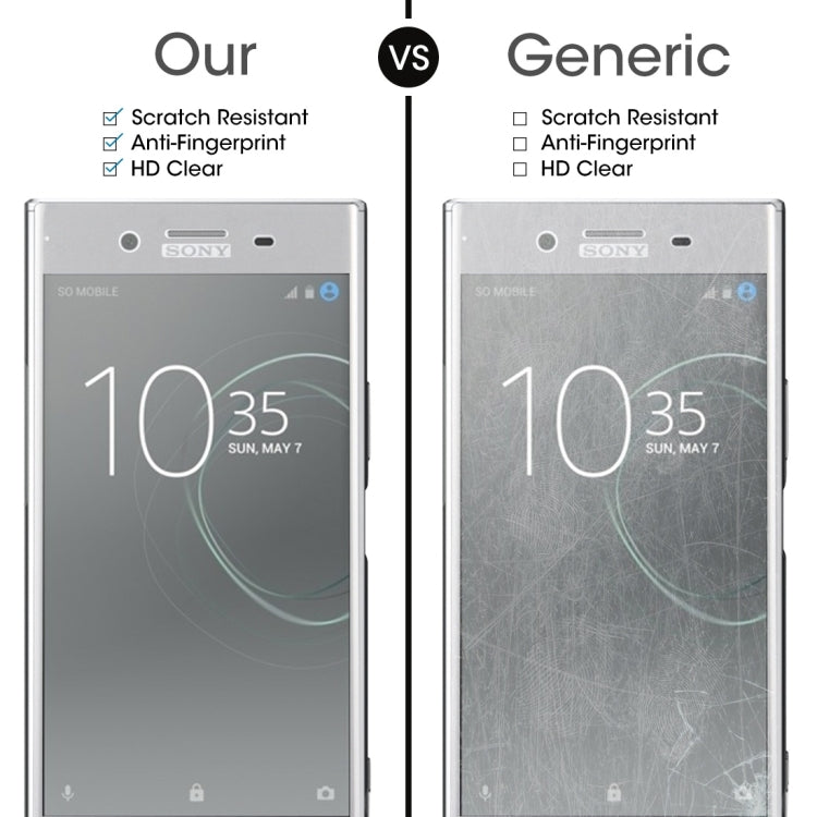 For Sony Xperia XZ Premium 0.3mm 9H Surface Hardness 3D Cold Carved Full Screen Tempered Glass Screen Protector