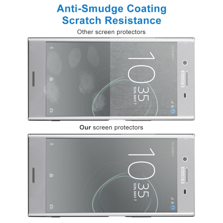 For Sony Xperia XZ Premium 0.3mm 9H Surface Hardness 3D Cold Carved Full Screen Tempered Glass Screen Protector