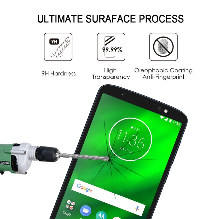 Full Glue Full Cover Screen Protector Tempered Glass film for Motorola Moto E5 Plus