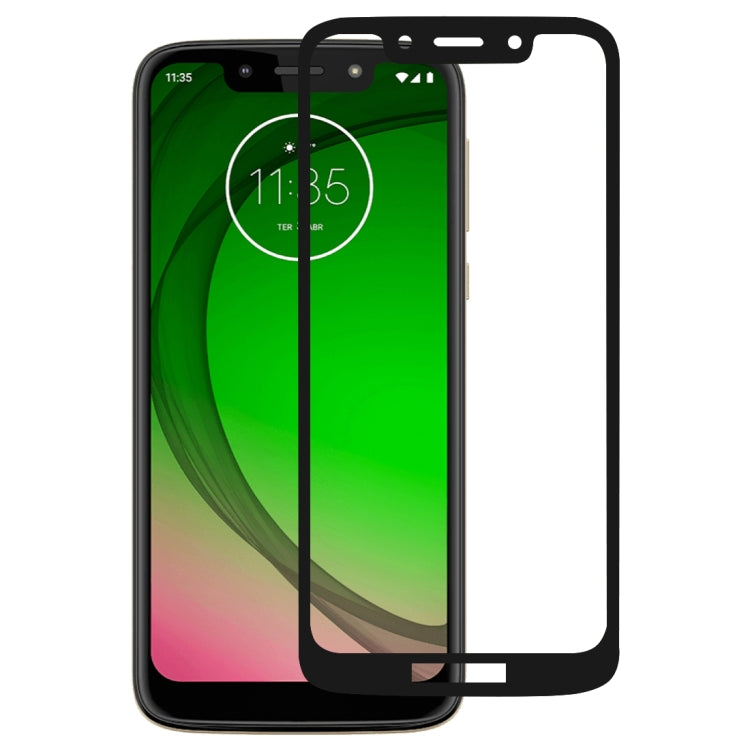 Full Glue Full Cover Screen Protector Tempered Glass film for Motorola Moto G7 Play
