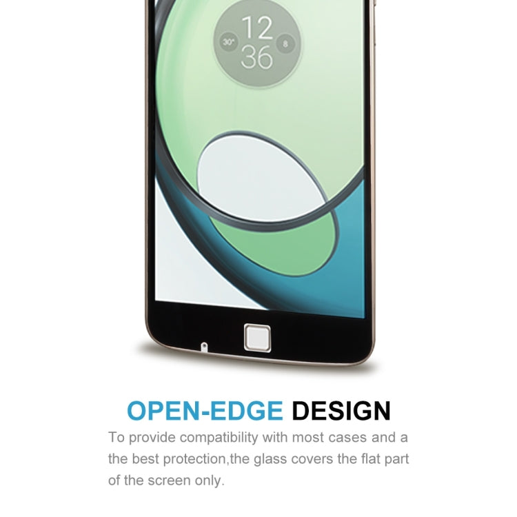 For Motorola Moto Z Play 0.26mm 9H Surface Hardness 2.5D Full Screen Tempered Glass Screen Protector(Black)