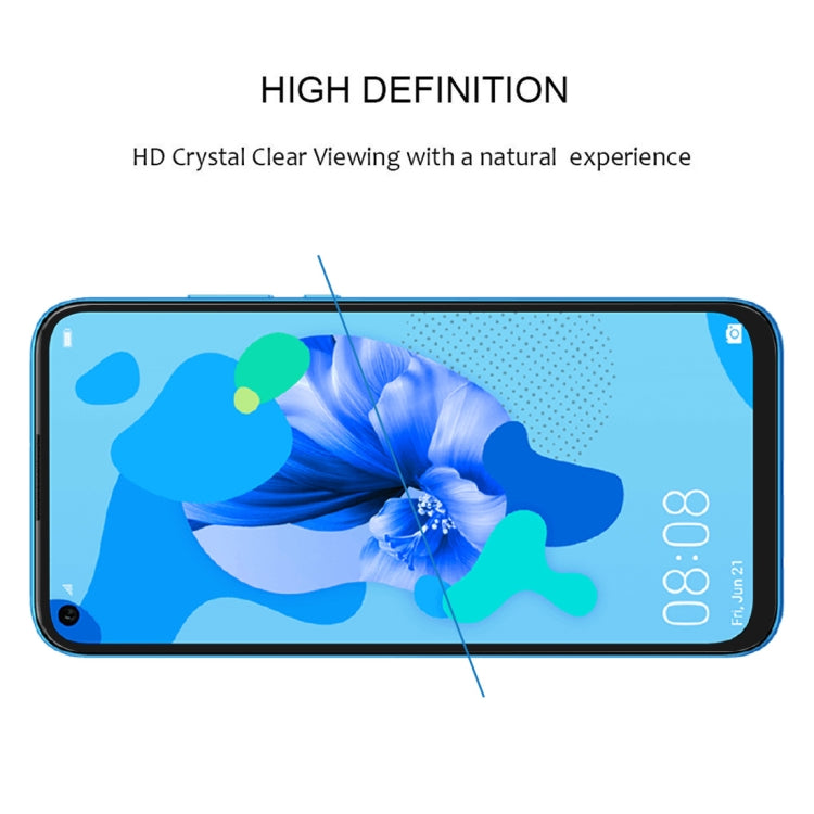 Full Glue Full Cover Screen Protector Tempered Glass film for Huawei Nova 5i
