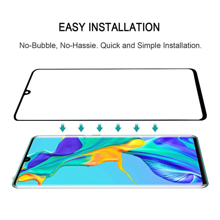 25 PCS Edge Glue 3D Curved Edge Full Screen Tempered Glass Film for Huawei P30 Pro