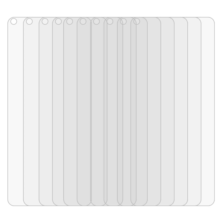 For Huawei Honor Play 3 50 PCS 0.26mm 9H 2.5D Tempered Glass Film