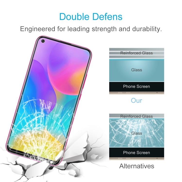 For Huawei Honor Play 3 50 PCS 0.26mm 9H 2.5D Tempered Glass Film