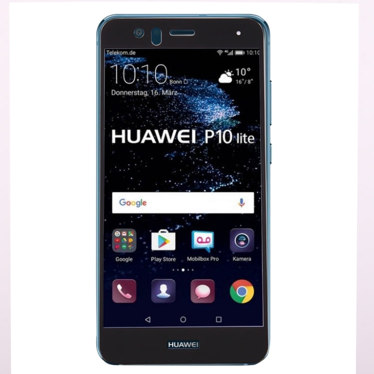 For Huawei P10 Lite 0.3mm 9H Surface Hardness 2.5D Curved Silk-screen Full Screen Tempered Glass Screen Protector