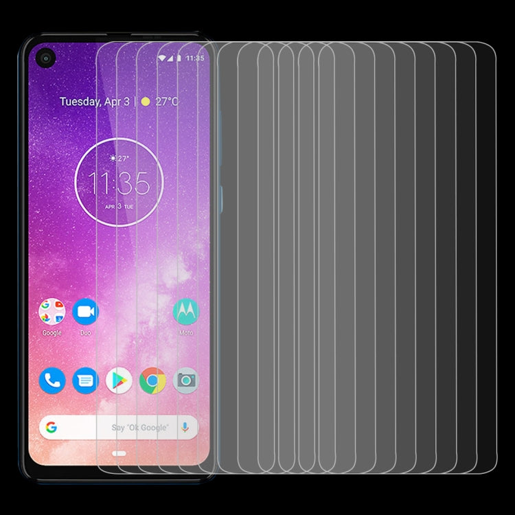 100 PCS 0.26mm 9H 2.5D Tempered Glass Film for Motorola One Vision