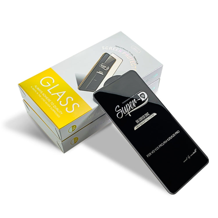 25 PCS MIETUBL For Vivo V15 Pro Fingerprint Proof Full Screen Tempered Glass Film