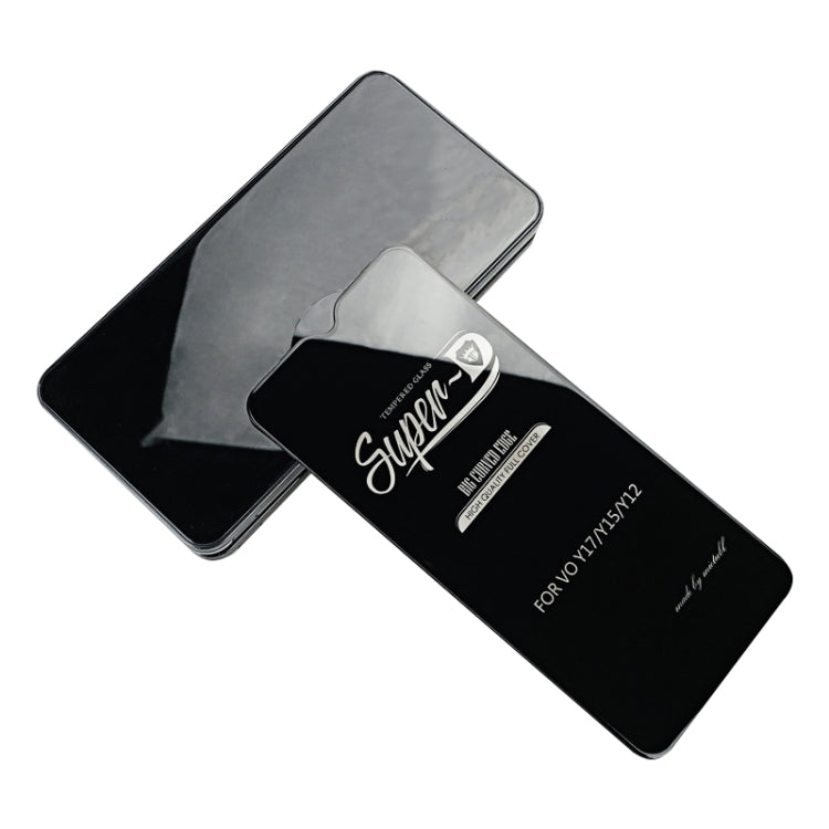 25 PCS MIETUBL For Vivo Y17 Fingerprint Proof Full Screen Tempered Glass Film