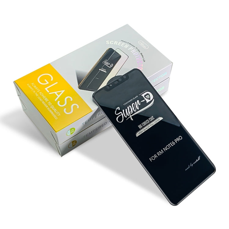 25 PCS MIETUBL For Xiaomi Redmi Note 6 Pro Fingerprint Proof Full Screen Tempered Glass Film