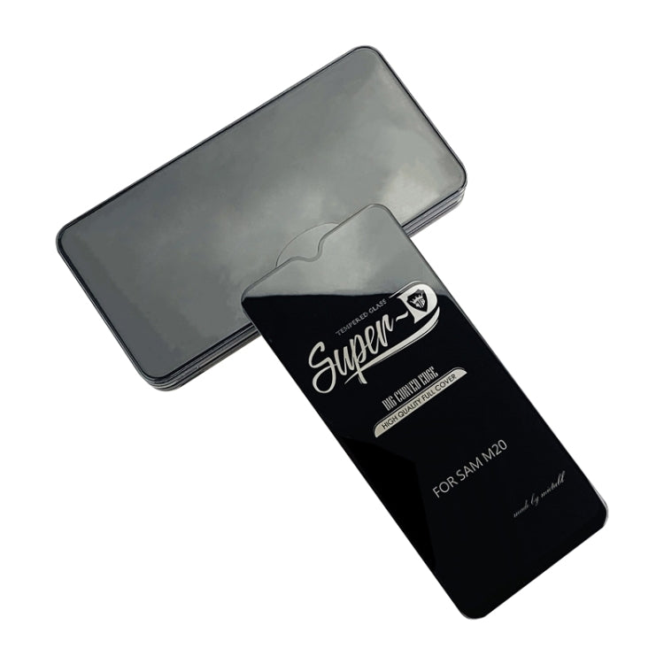 25 PCS MIETUBL For Galaxy M20 Fingerprint Proof Full Screen Tempered Glass Film