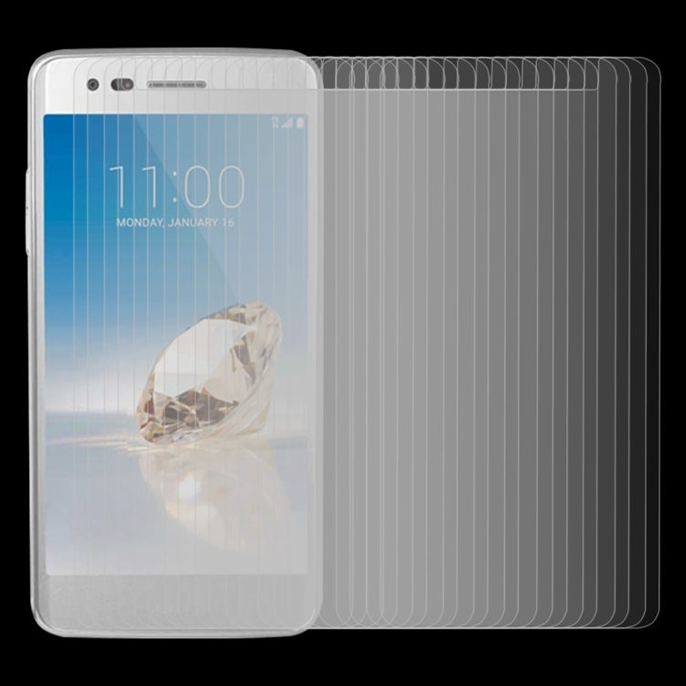 50 PCS for LG Aristo 2 0.26mm 9H Surface Hardness 2.5D Explosion-proof Tempered Glass Screen Film, No Retail Package