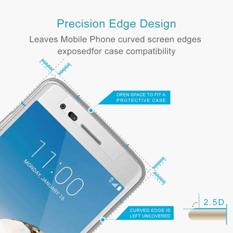 100 PCS for LG Aristo 2 0.26mm 9H Surface Hardness 2.5D Explosion-proof Tempered Glass Screen Film