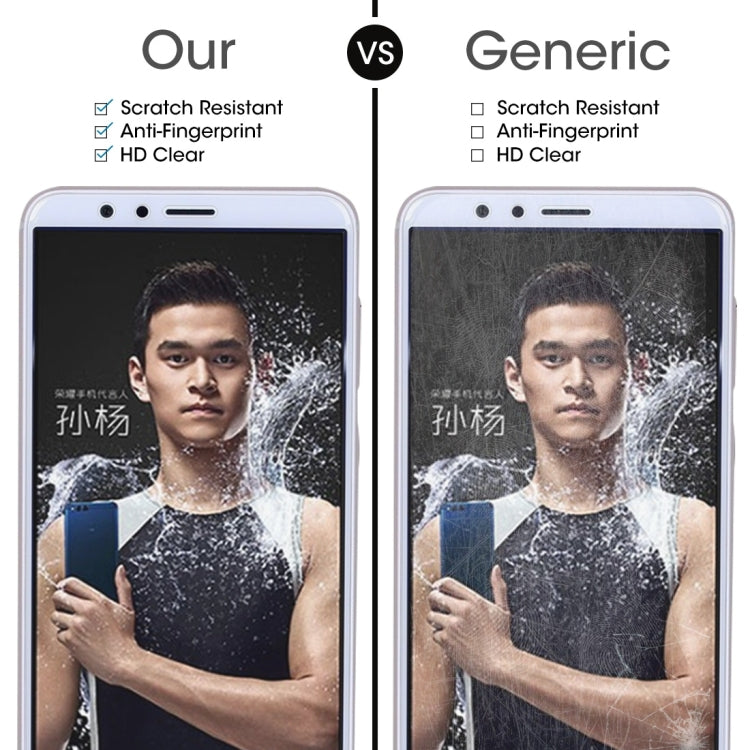 100 PCS for Huawei Honor Play 7X 0.26mm 9H Surface Hardness 2.5D Explosion-proof Tempered Glass Screen Film