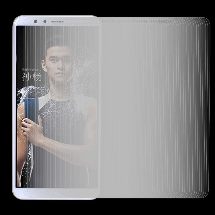 100 PCS for Huawei Honor Play 7X 0.26mm 9H Surface Hardness 2.5D Explosion-proof Tempered Glass Screen Film