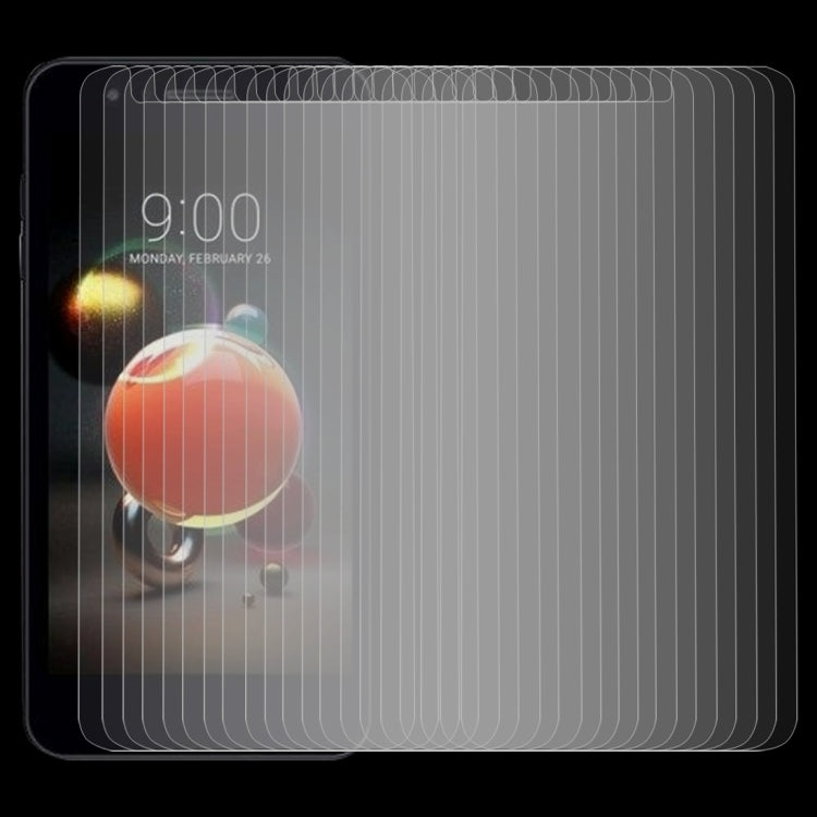 50 PCS for LG K8 (2018) 0.26mm 9H Surface Hardness 2.5D Explosion-proof Tempered Glass Screen Film, No Retail Package