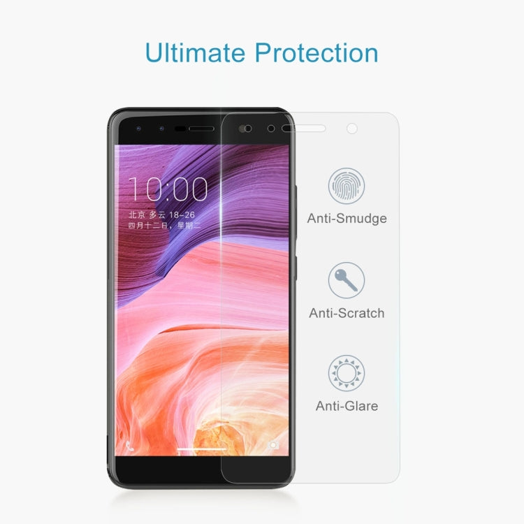 For ZTE Blade A3 (2017) 0.26mm 9H Surface Hardness 2.5D Explosion-proof Tempered Glass Screen Film