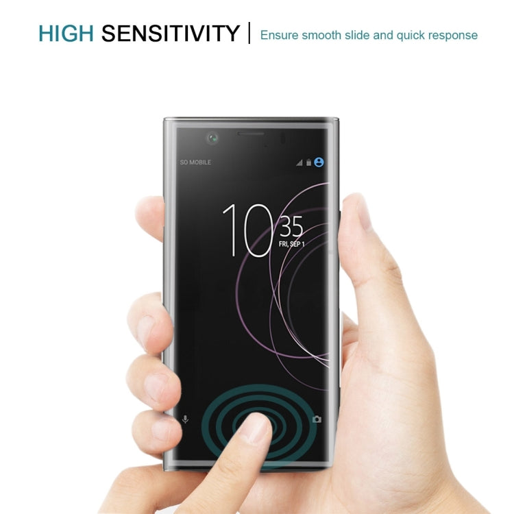 25 PCS 9H 3D Full Screen Tempered Glass Film for Sony Xperia XZ1 Compact (Transparent)