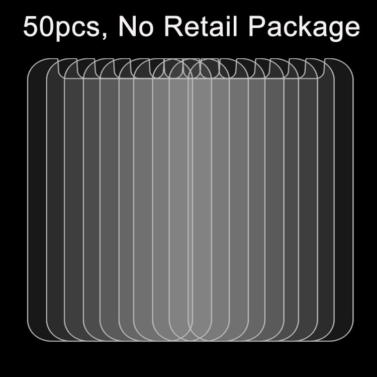 50 PCS 6.0 inch Mobile Phone 0.26mm 9H Surface Hardness 2.5D Explosion-proof Tempered Glass Film, No Retail Package
