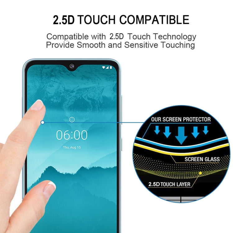 25 PCS For Nokia 6.2 Full Cover ScreenProtector Tempered Glass Film