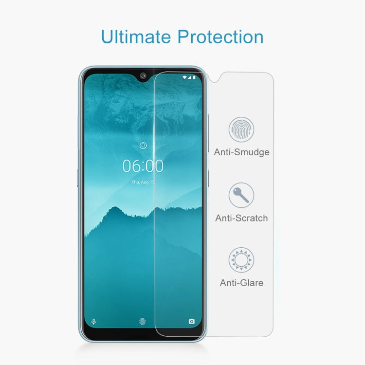 For Nokia 6.2 2.5D Non-Full Screen Tempered Glass Film