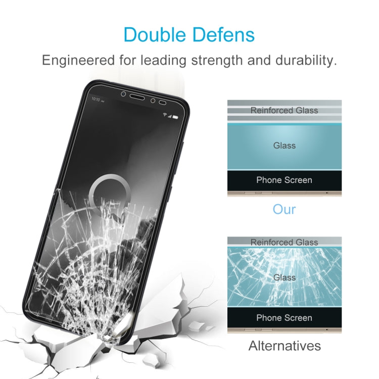 10 PCS For Alcatel 1S (2019) 2.5D Non-Full Screen Tempered Glass Film