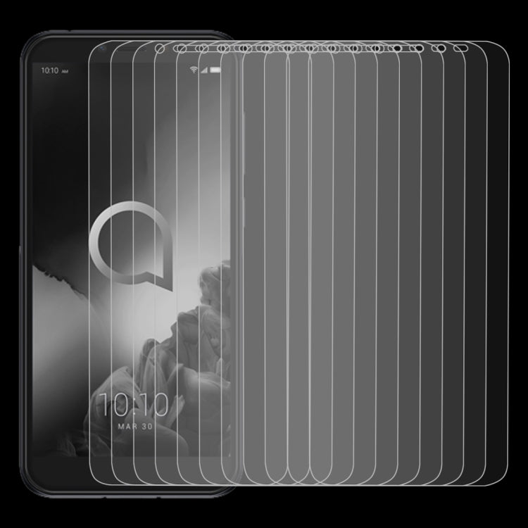 50 PCS For Alcatel 1S (2019) 2.5D Non-Full Screen Tempered Glass Film