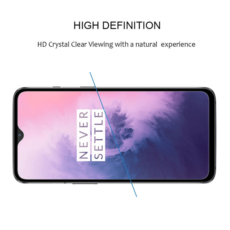 25 PCS 9H Full Screen Curved Edge Tempered Glass Film for OnePlus 7