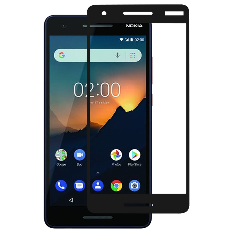 Full Glue Full Cover Screen Protector Tempered Glass film for Nokia 2.1