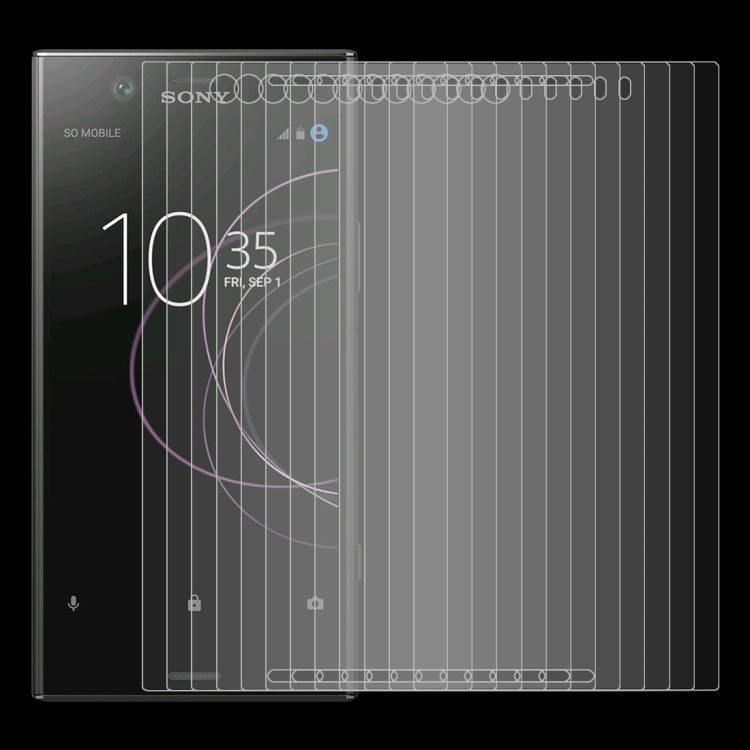 50 PCS 0.26mm 9H 2.5D Tempered Glass Film for Sony Xperia XZ1 Compact