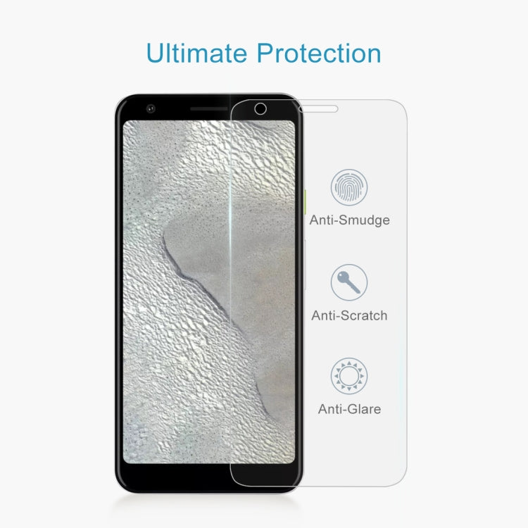 10 PCS 0.26mm 9H 2.5D Tempered Glass Film for Google Pixel 3 Lite
