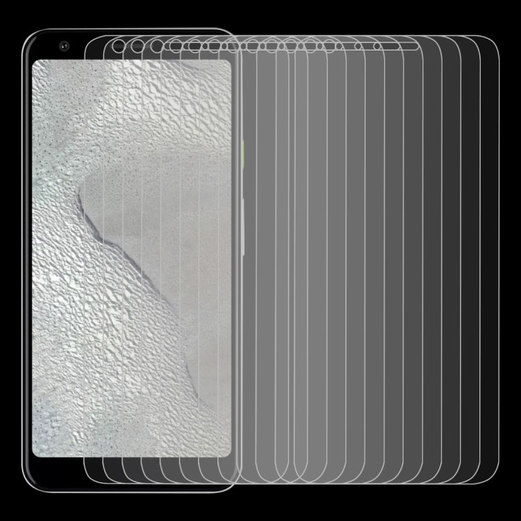 50 PCS 0.26mm 9H 2.5D Tempered Glass Film for Google Pixel 3 Lite