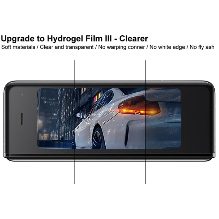 1 Sets IMAK Curved Full Screen Hydrogel Film (Outer Screen + Back + Inner Screen) for Galaxy Fold