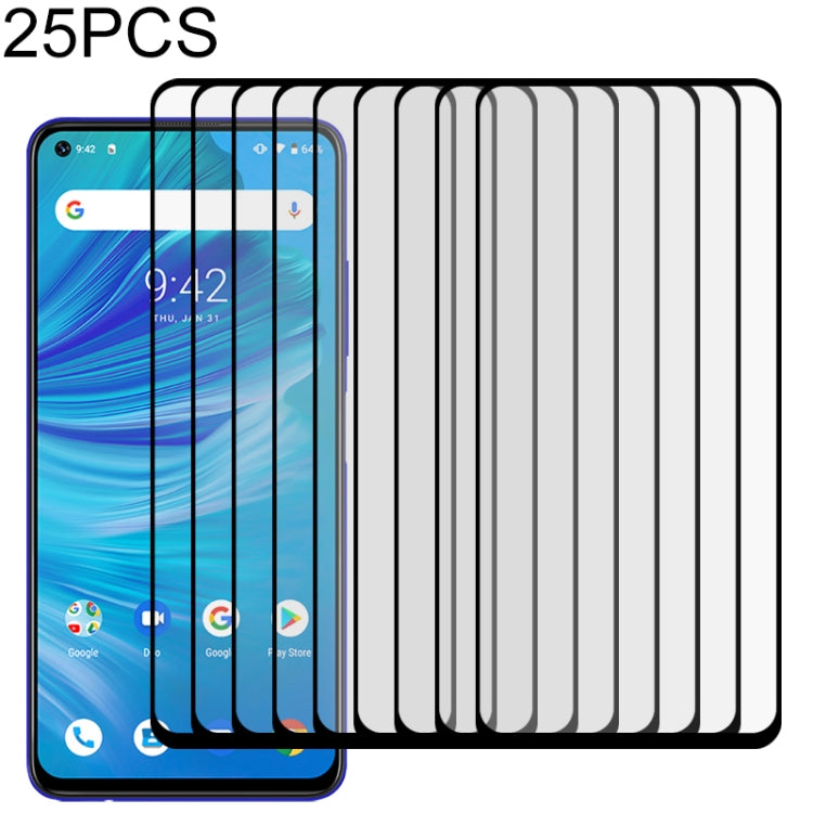 25 PCS Full Cover ScreenProtector Tempered Glass Film for UMIDIGI F2