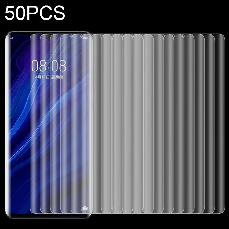 50 PCS Non-full PET Soft Screen Protector for Huawei P30 Pro
