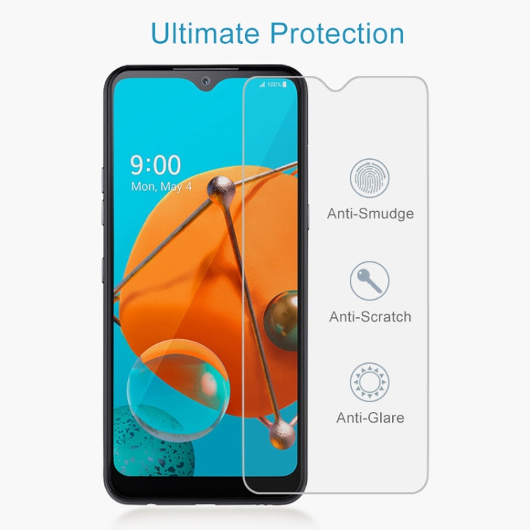 For LG K51 0.26mm 9H 2.5D Explosion-proof Tempered Glass Screen Film