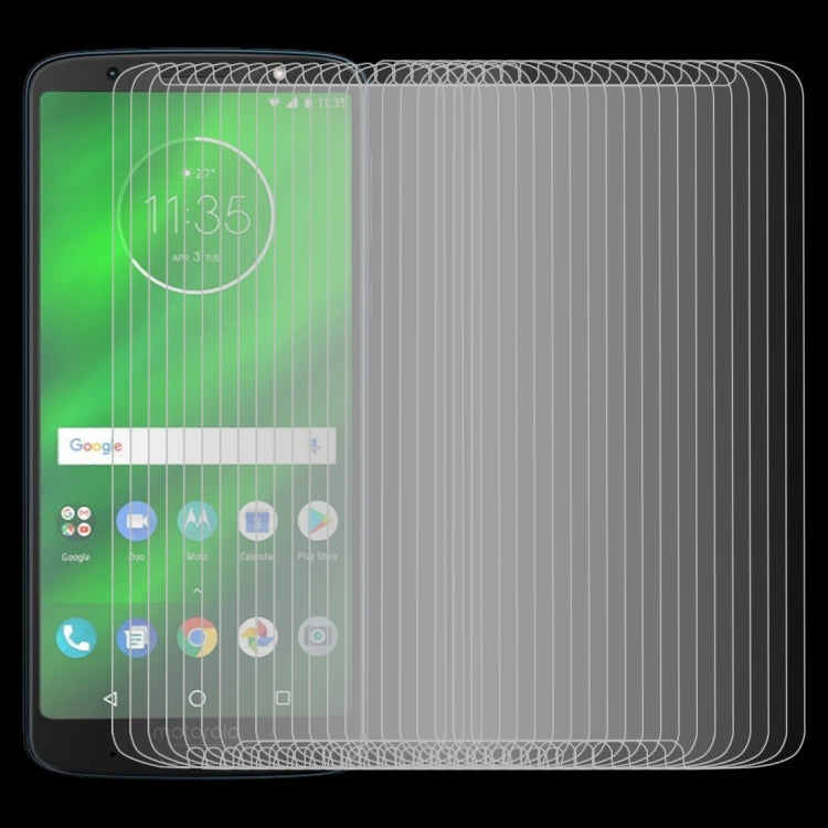 50 PCS 0.26mm 9H 2.5D Tempered Glass Film for Motorola Moto G6 Plus