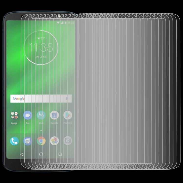 100 PCS 0.26mm 9H 2.5D Tempered Glass Film for Motorola Moto G6 Plus
