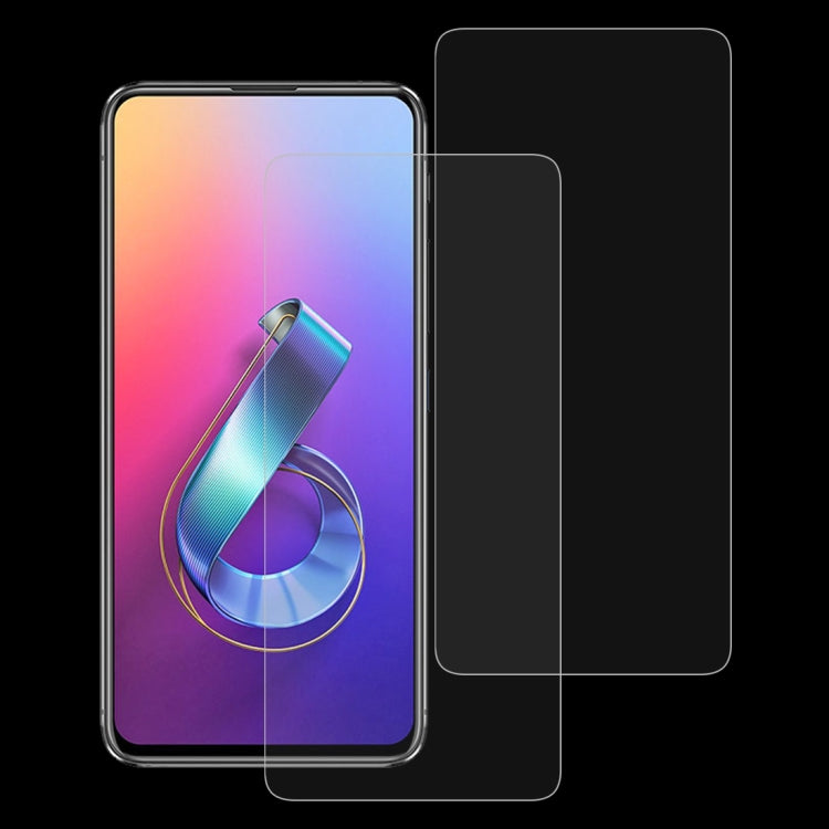 2 PCS 0.26mm 9H 2.5D Tempered Glass Film for Asus Zenfone 6 ZS630KL
