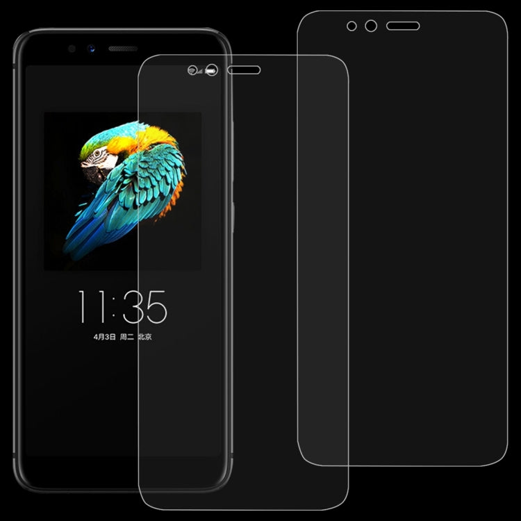2 PCS 0.26mm 9H 2.5D Tempered Glass Film for Lenovo S5